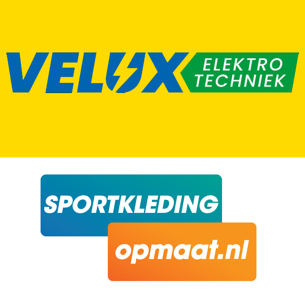 Velux Elektrotechniek en Sportkledingopmaat.nl zijn sponsoren van VV Netwerk