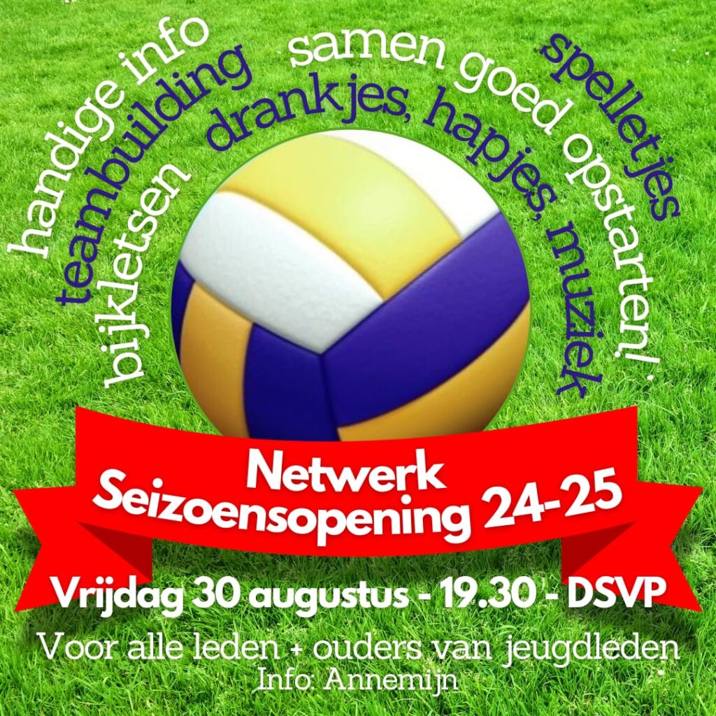 Volleybal vereniging Netwerk Seizoensopening