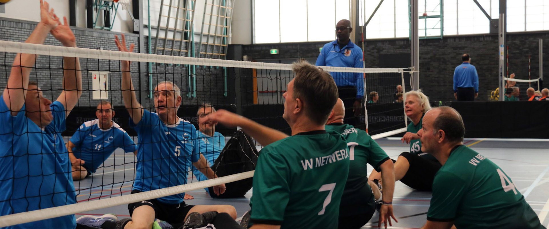 Banner zitvolleybal 1920x800 VV Netwerk Pijnacker Zitvolleybal